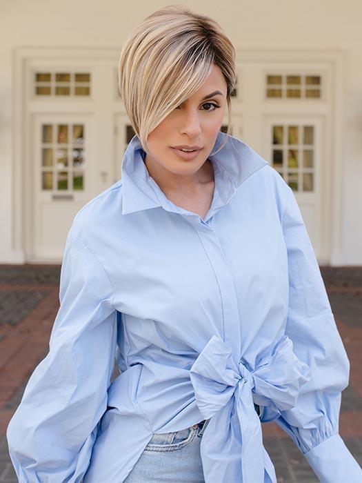 Wigstrends Human Hair Wigs Lace Front Wig Layered Bob Wig