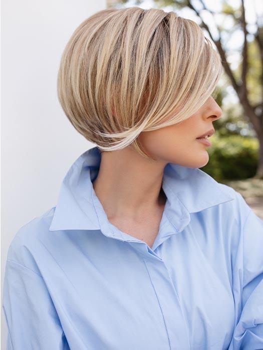 Wigstrends Human Hair Wigs Lace Front Wig Layered Bob Wig