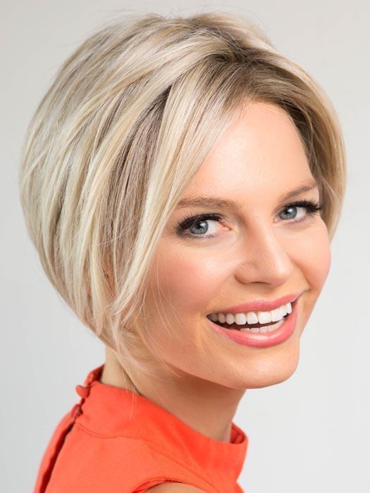 Wigstrends Human Hair Wigs Lace Front Wig Layered Bob Wig