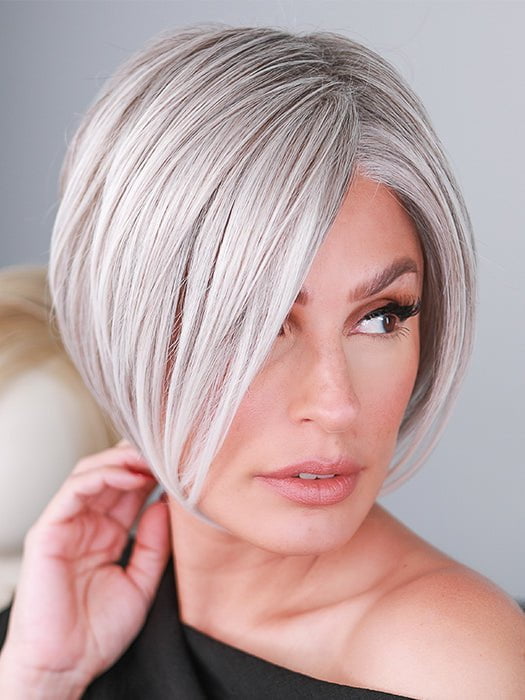Wigstrends Human Hair Wigs Lace Front Wig Layered Bob Wig