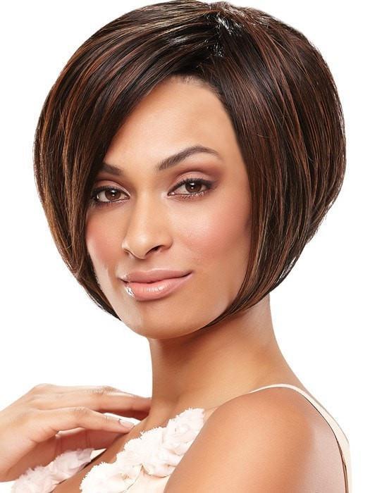Wigstrends Human Hair Wigs Lace Front Wig Layered Bob Wig