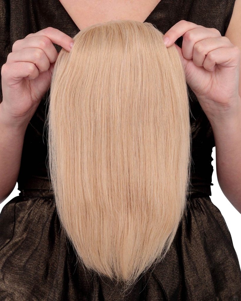 Blonde Wigs Hair Piece piece Monofilament Human Hair Wig