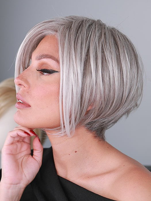 Wigstrends Human Hair Wigs Lace Front Wig Layered Bob Wig