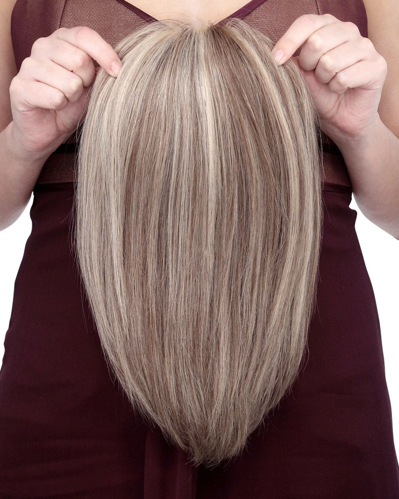 Toppiece 4003 | Monofilament Human Hair Wiglets by Louis Ferre