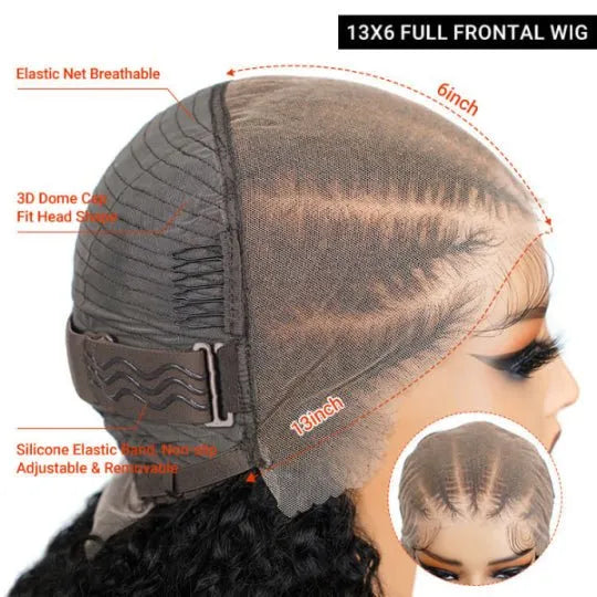 Trendy Human Braiding Hair Curly Lace Wigs