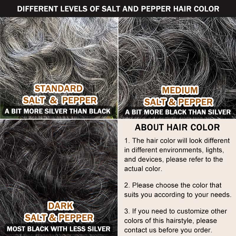 Short Tapered Pixie Haircuts Salt and Pepper Color Natural Wave Synthetics Hair Glueless Wigs for Older Women