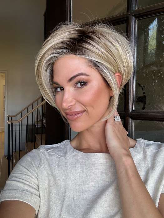 Wigstrends Human Hair Wigs Lace Front Wig Layered Bob Wig