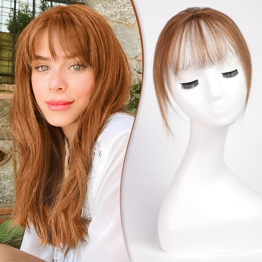 Bangs Hair Clip 100% Real Human Hair Bangs Clip in Hair Extensions Fake Hairpieces