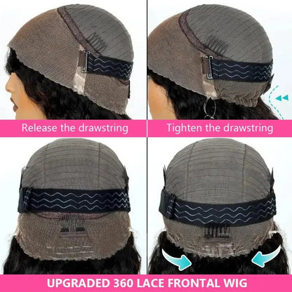 Cute Body Wave Human Hair Wigs for Girls
