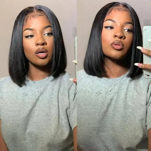 Summer Short Cut Straight Bob Human Hair