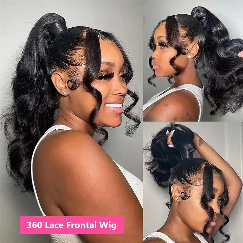Cute Body Wave Human Hair Wigs for Girls