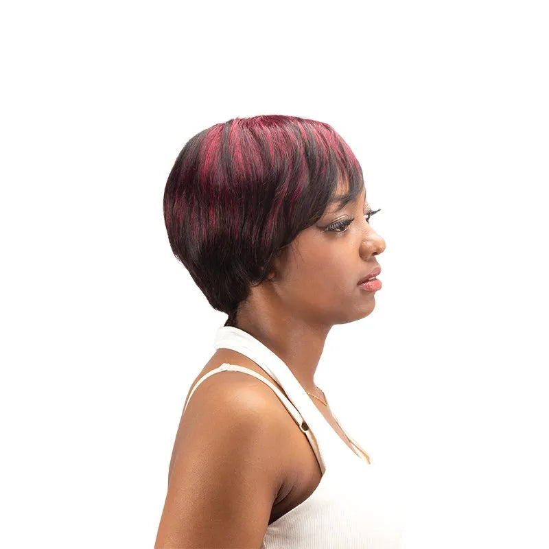 Pixie Cut Short Straight 100% Human Hair Lace Front Wigs