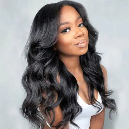 Natural Black Lace Closure Body Wave Human Hair