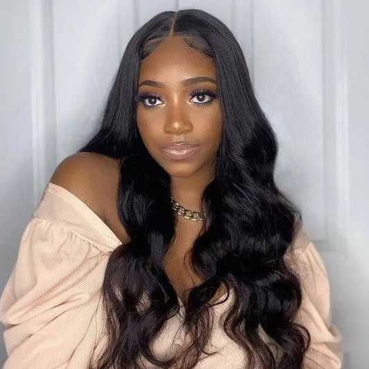 Natural Black Lace Closure Body Wave Human Hair