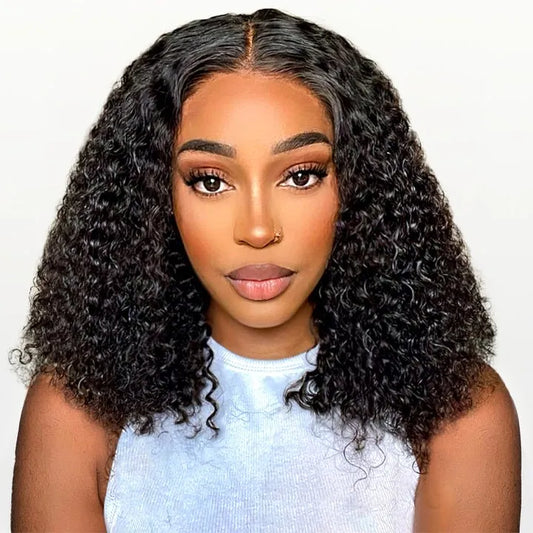 Beginner Friendly Curly Bob Human Hair