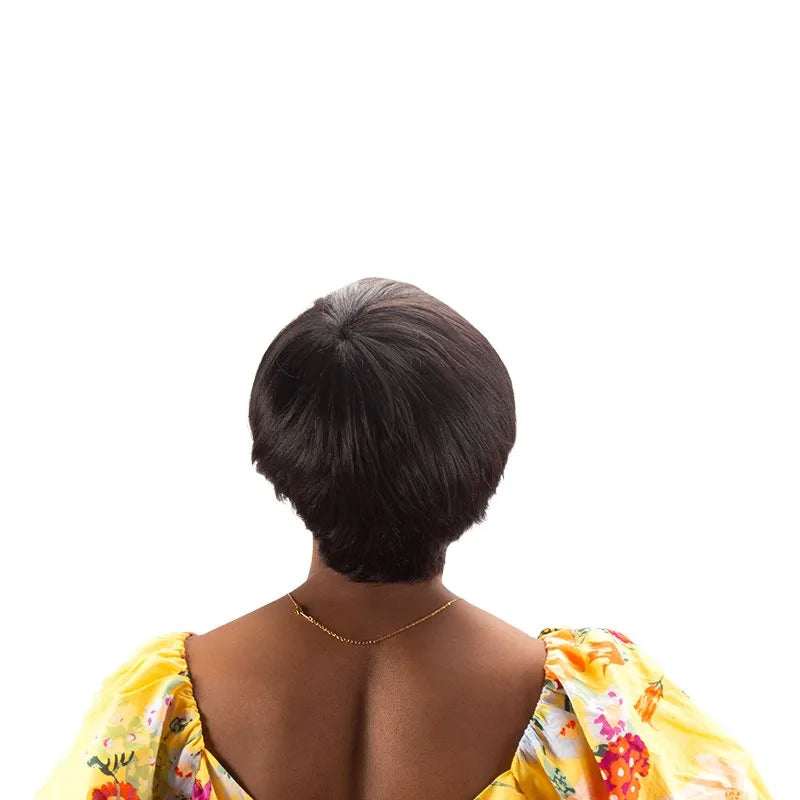 Short Straight Pixie Cut Human Hair 5*5 Lace Front Wigs