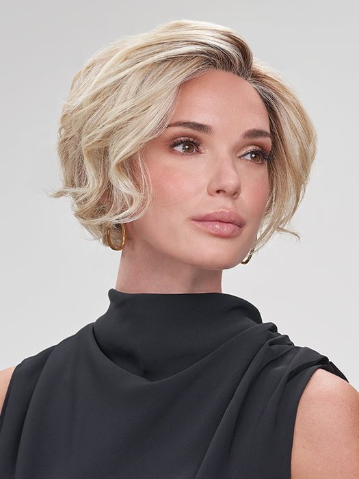 Wigstrends Human Hair Wigs Lace Front Wig Layered Bob Wig