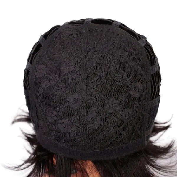 Pixie Short Natural Straight Human Hair Wig 8 in
